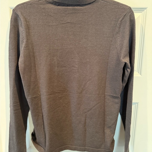 Gray Ribbed Knit Sweater - Picture 2 of 3